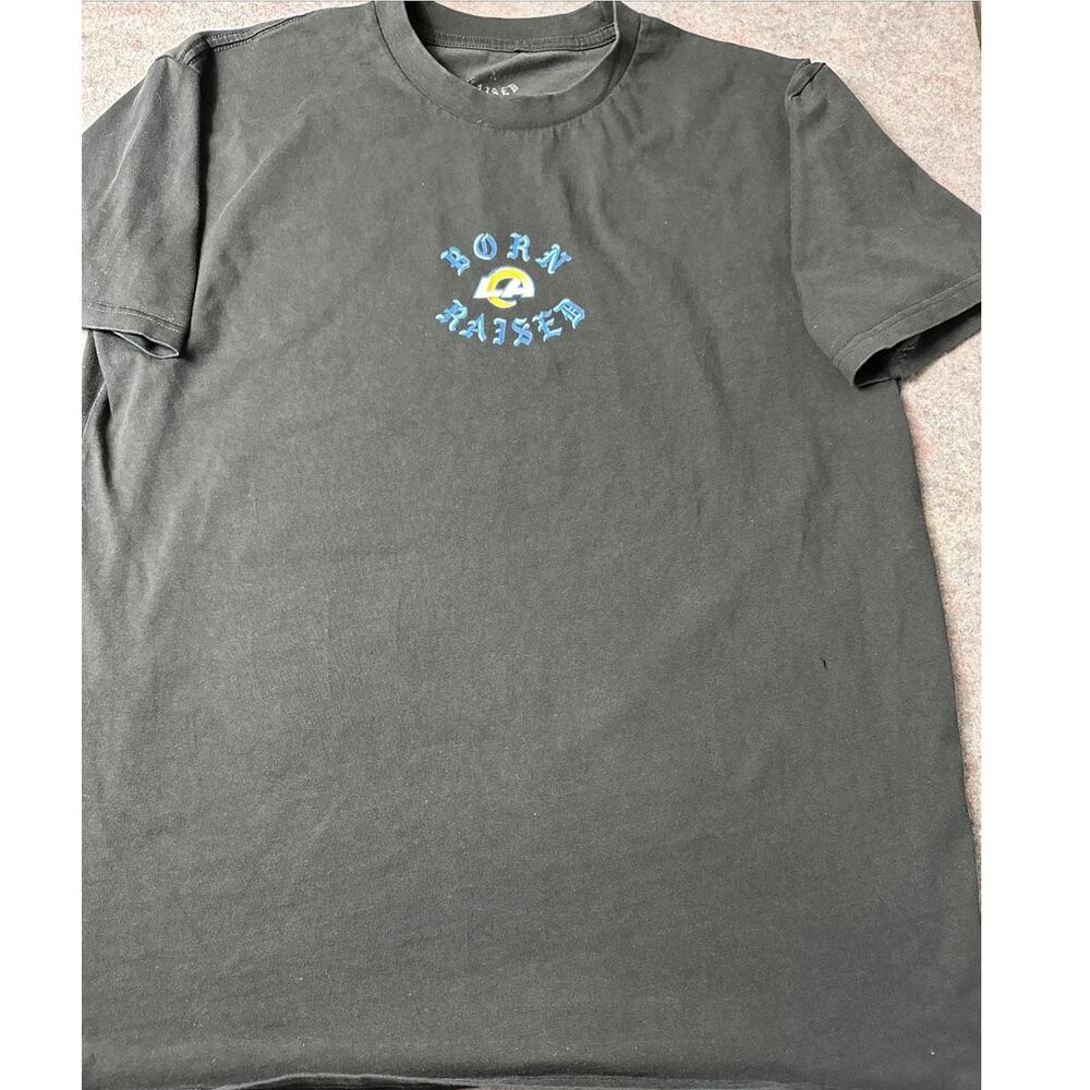 Los Angeles Rams Born X Raised T-Shirt Men's Size L Double Sided Nike Sb
